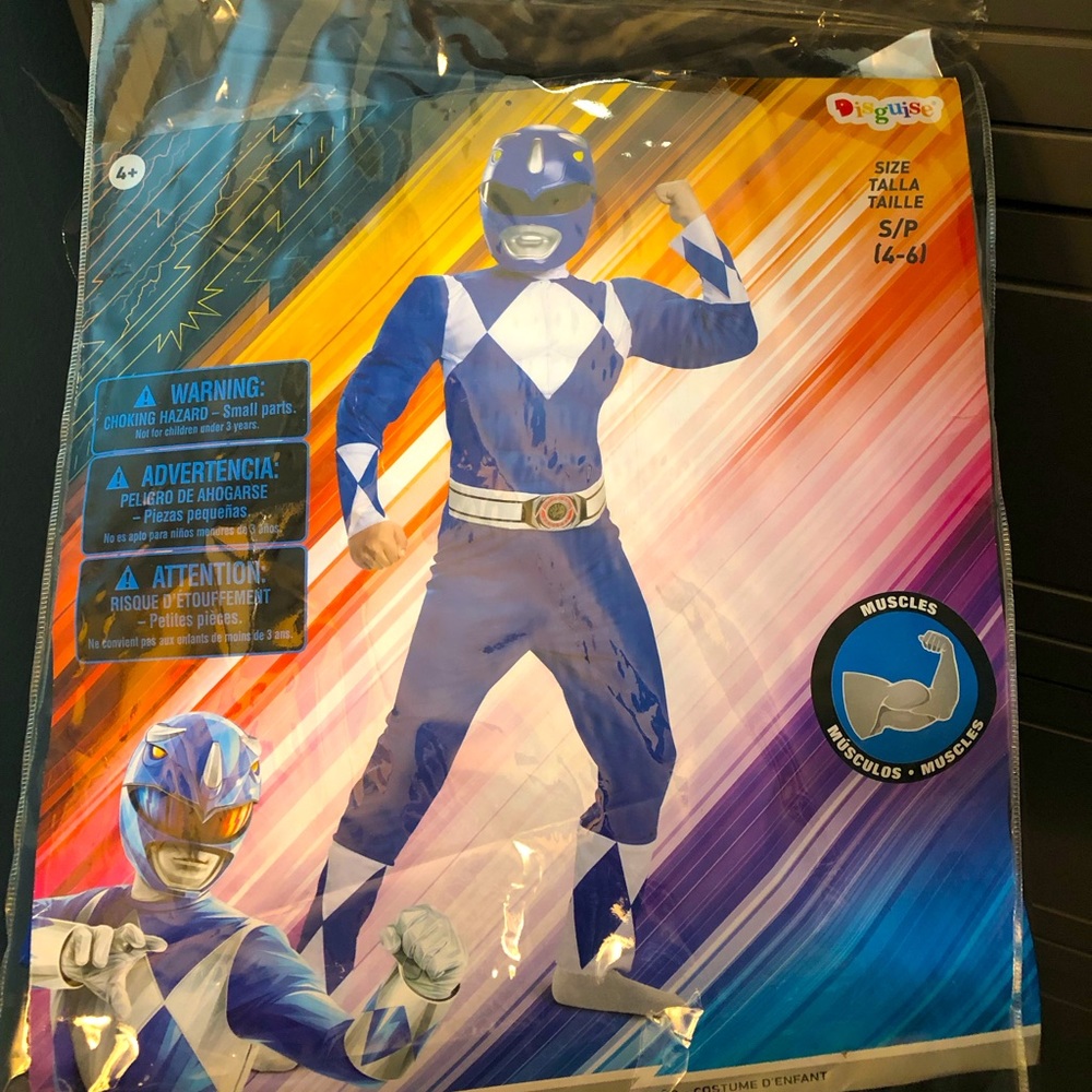 Power Rangers Boys Blue Ranger Costume